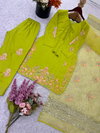 Nsr 859 Natural Crep Silk With Embrodary Siquance Work Top With Pant Dupatta Online Wholesale